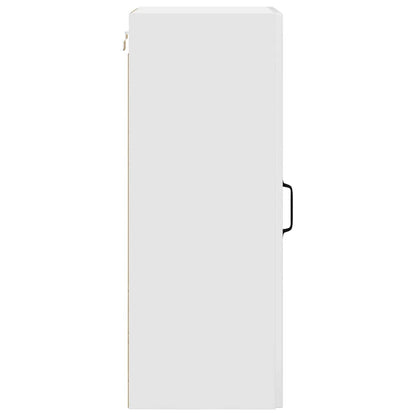 Keukenkast aan de muur met plank Hoogglans wit 40 x 31 x 80 cm
