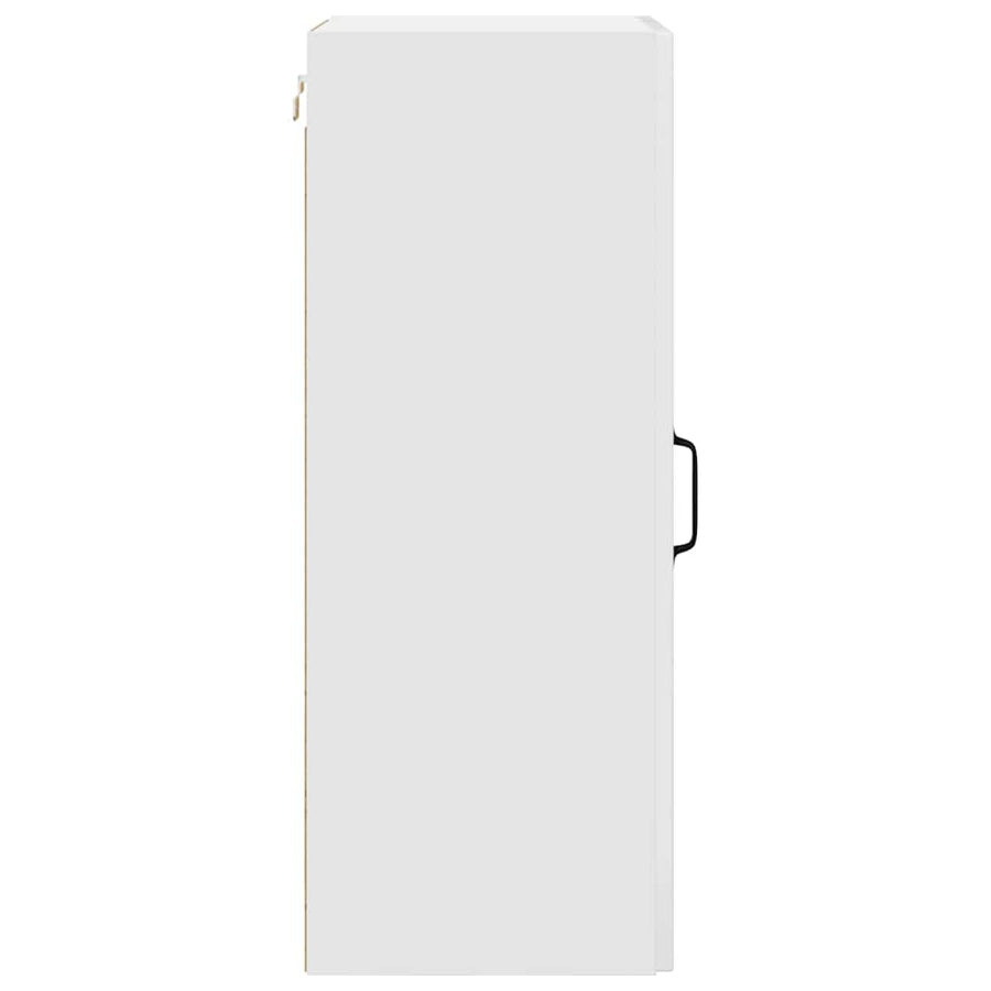 Keukenkast aan de muur met plank Hoogglans wit 40 x 31 x 80 cm