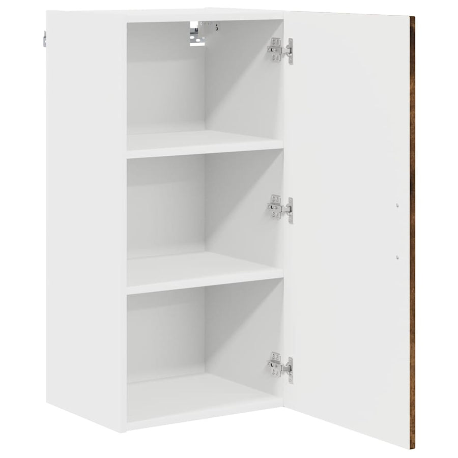 Keukenkast aan de muur met plank Gerookt eiken 40 x 31 x 80 cm