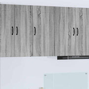 Keukenkast 40x31x80 cm grijs bewerkt hout