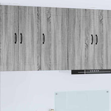 Keukenkast aan de muur met plank Grijs Sonoma 40 x 31 x 80 cm