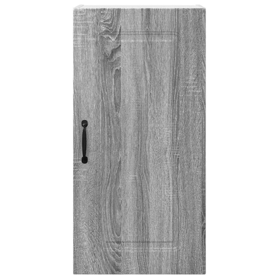 Keukenkast aan de muur met plank Grijs Sonoma 40 x 31 x 80 cm