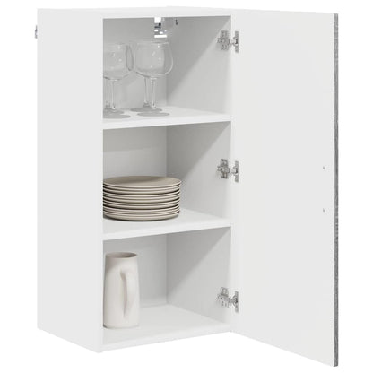 Keukenkast aan de muur met plank Grijs Sonoma 40 x 31 x 80 cm