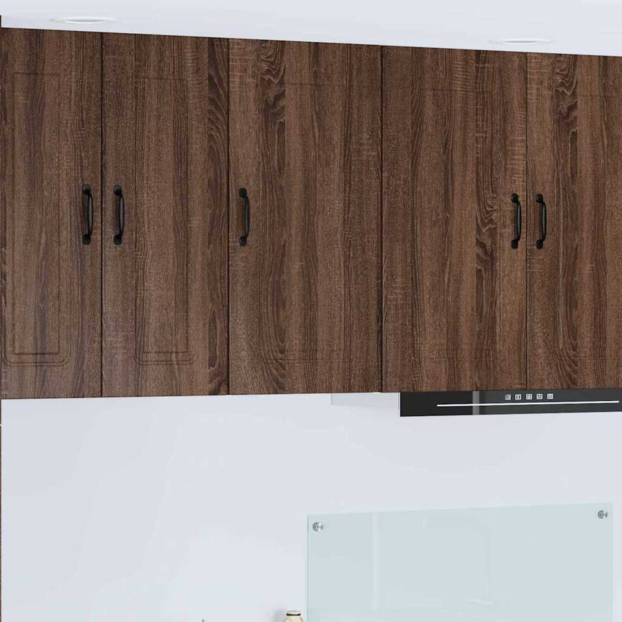 Keukenkast aan de muur Bruin Eiken 40 x 31 x 80 cm Bewerkt hout