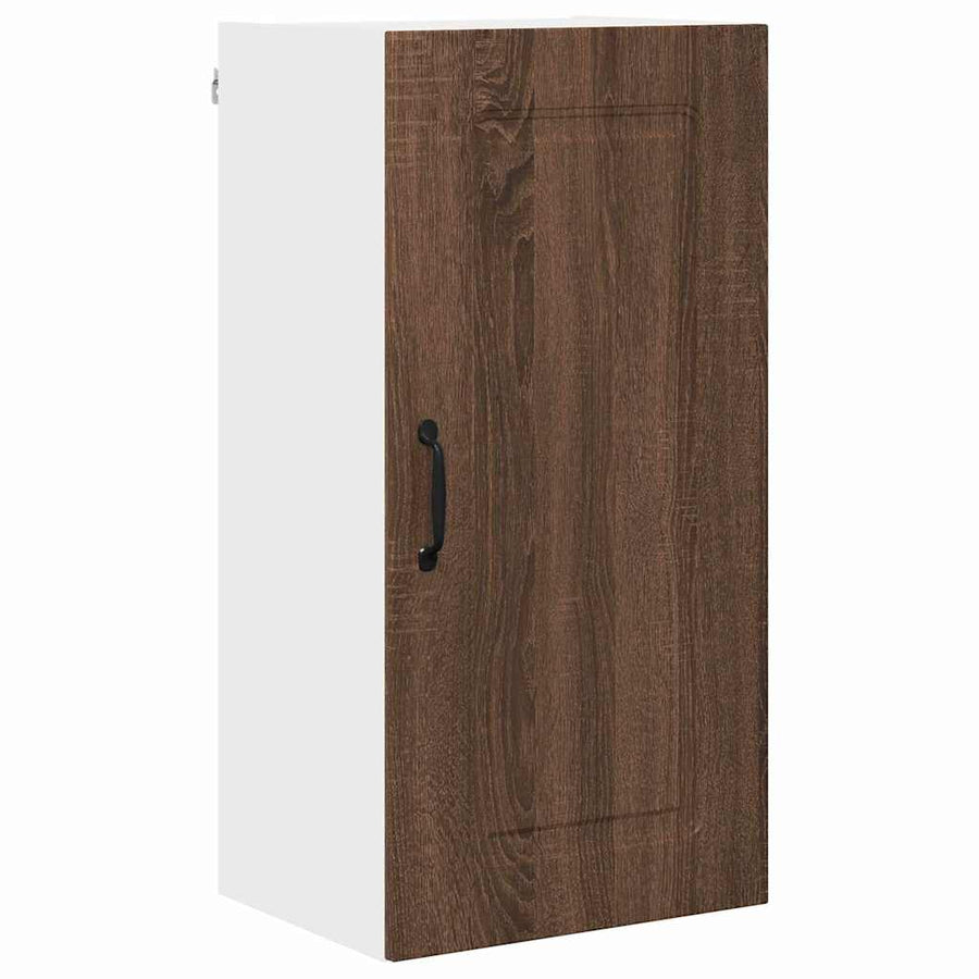 Keukenkast aan de muur Bruin Eiken 40 x 31 x 80 cm Bewerkt hout