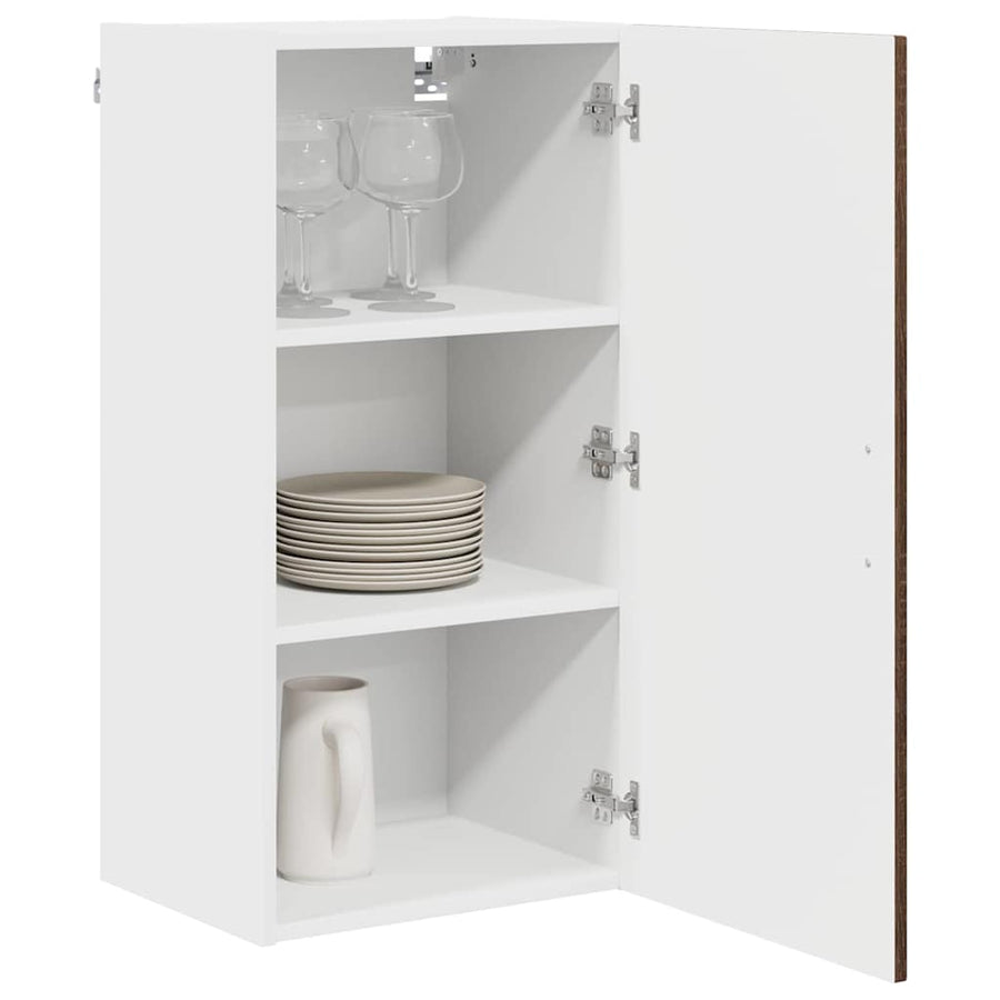 Keukenkast aan de muur Bruin Eiken 40 x 31 x 80 cm Bewerkt hout