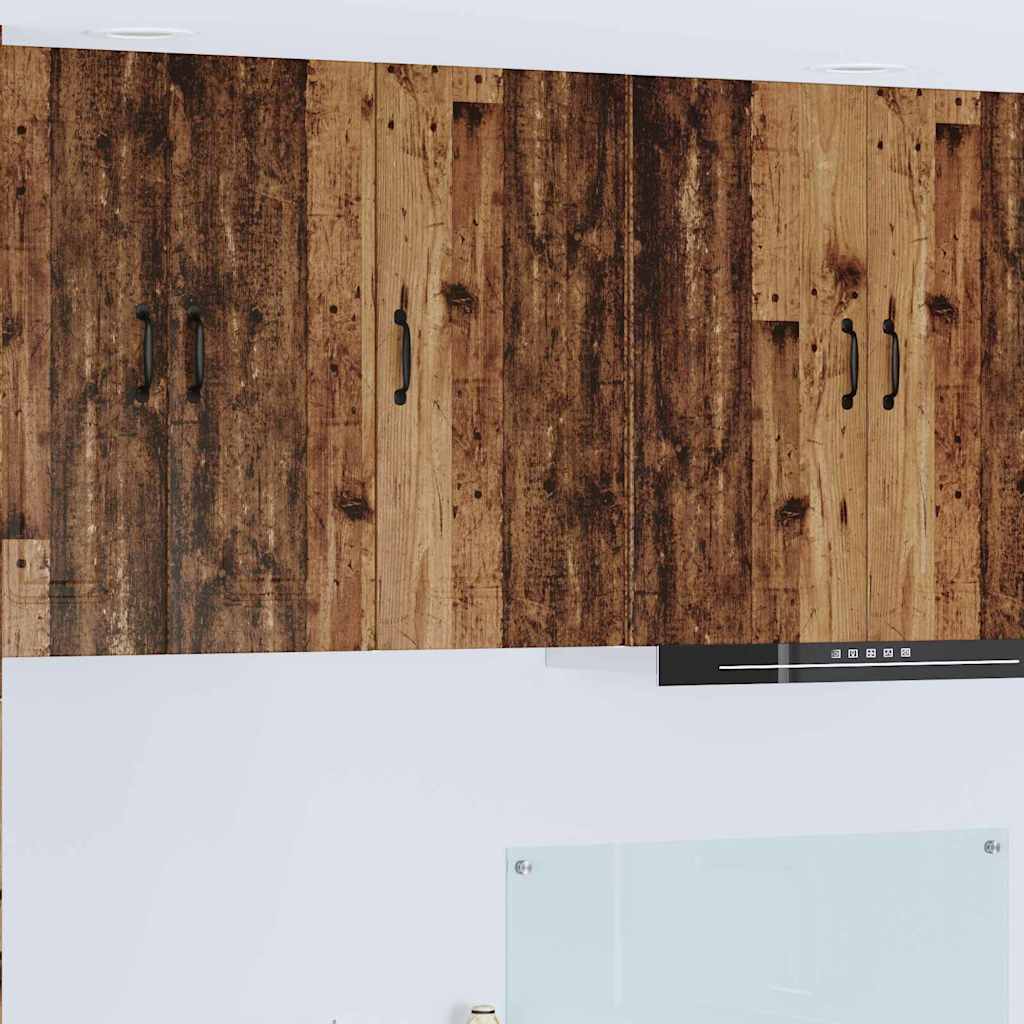 Keukenkast aan de muur Oud Hout 40 x 31 x 80 cm Bewerkt hout