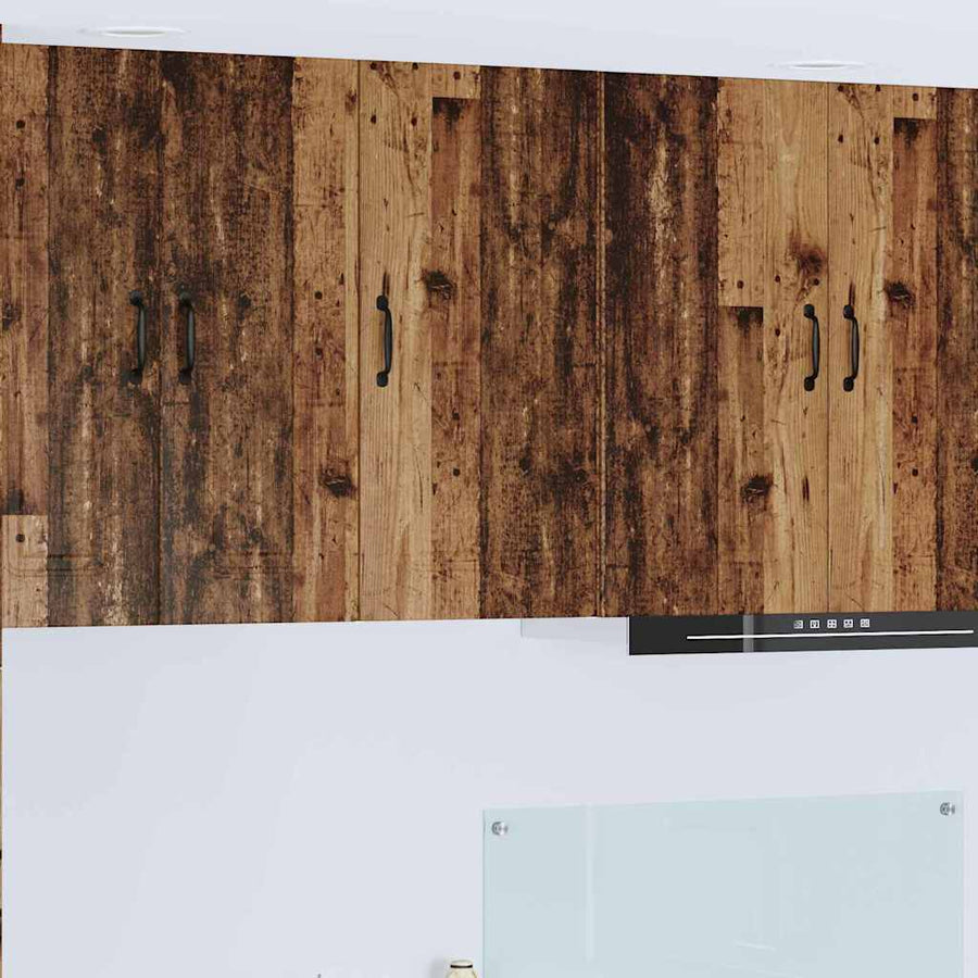 Keukenkast aan de muur Oud Hout 40 x 31 x 80 cm Bewerkt hout