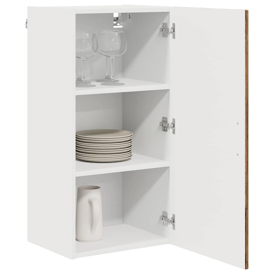 Keukenkast aan de muur Oud Hout 40 x 31 x 80 cm Bewerkt hout