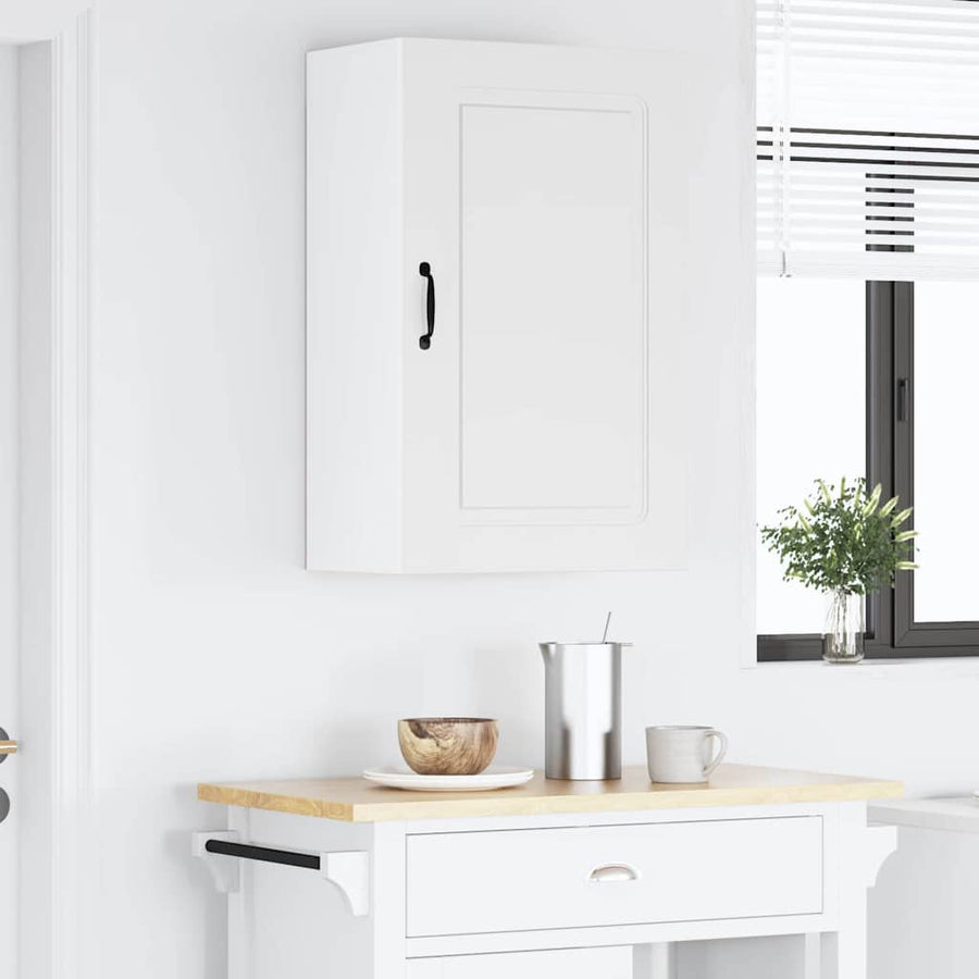 Keukenkast aan de muur Wit 50 x 31 x 80 cm Bewerkt hout