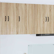 Keukenkast 50x31x80 cm Sonoma eiken bewerkt hout