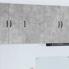 Keukenkast wandkast beton grijs 50x31x80 cm