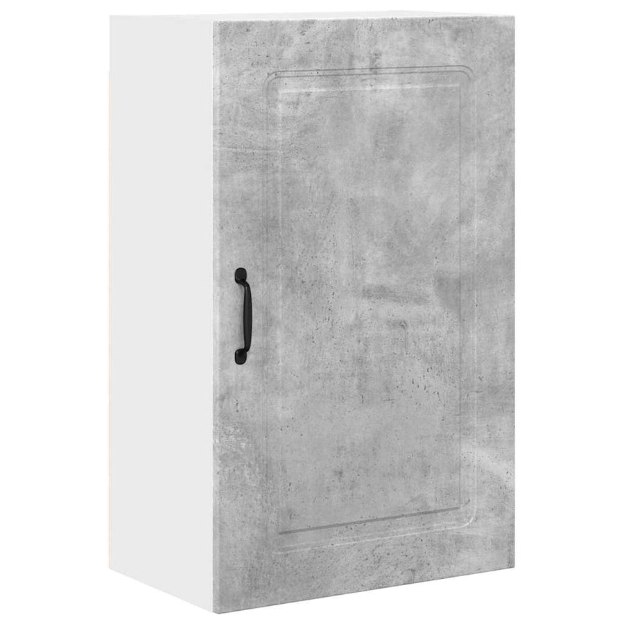 Keukenkast aan de muur Beton Grijs 50 x 31 x 80 cm Bewerkt hout