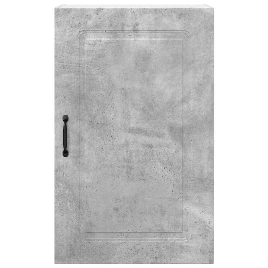 Keukenkast aan de muur Beton Grijs 50 x 31 x 80 cm Bewerkt hout