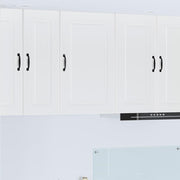 Keukenkast 50x31x80 cm hoogglans wit bewerkt hout