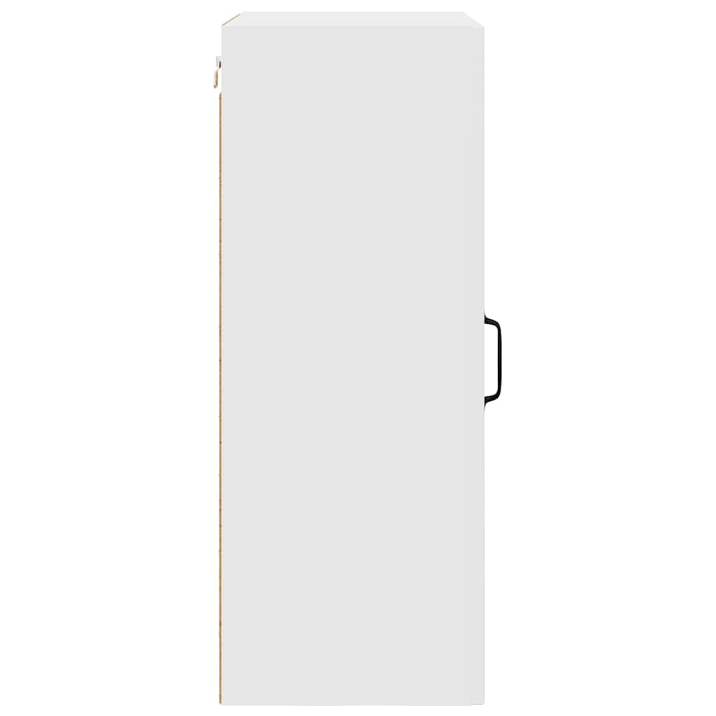 Keukenkast aan de muur met plank Hoogglans wit 50 x 31 x 80 cm