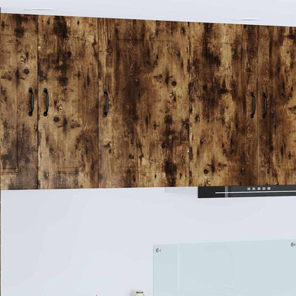 Keukenkast aan de muur met plank Gerookt eiken 50 x 31 x 80 cm