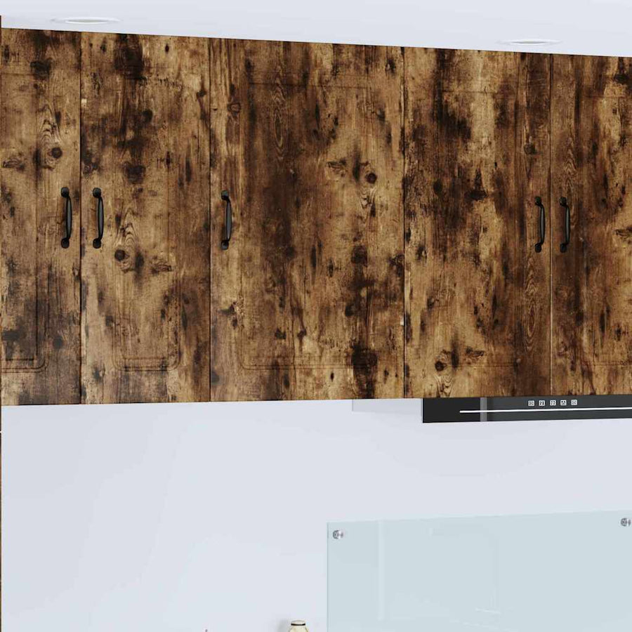 Keukenkast aan de muur met plank Gerookt eiken 50 x 31 x 80 cm