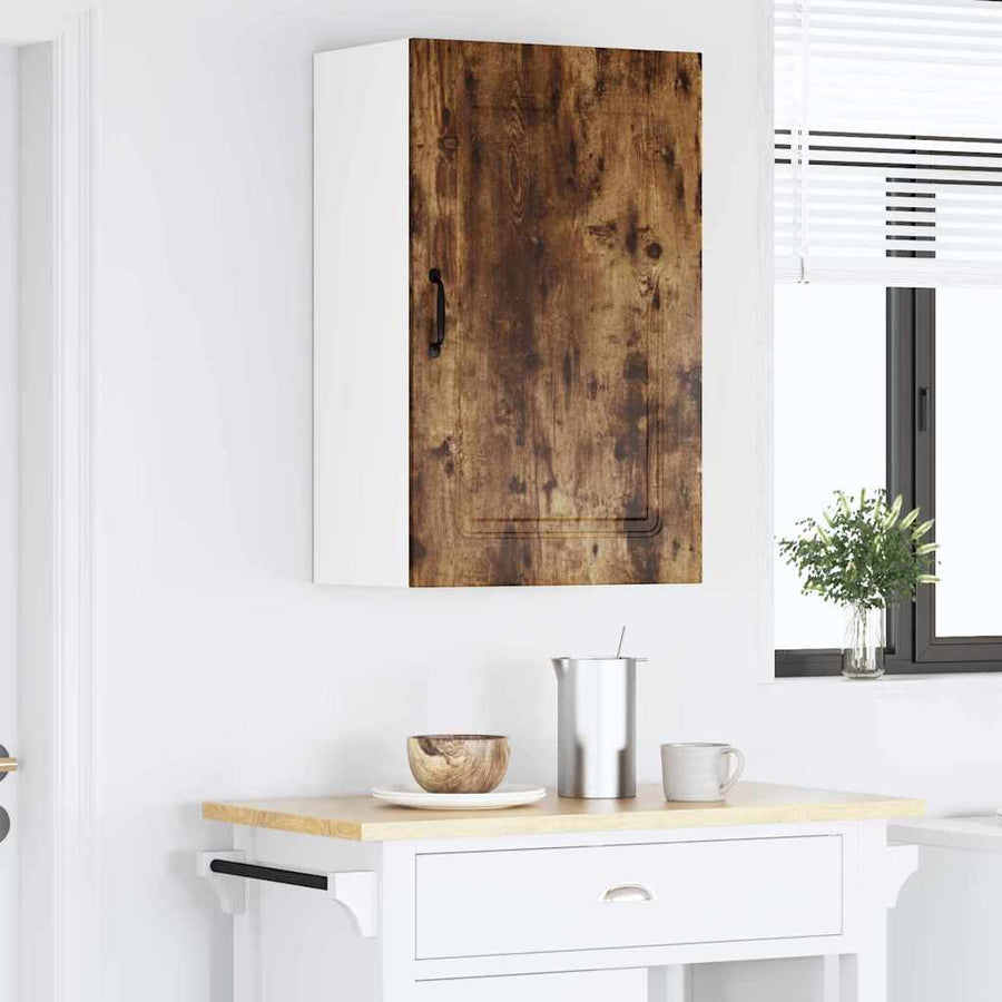 Keukenkast aan de muur met plank Gerookt eiken 50 x 31 x 80 cm