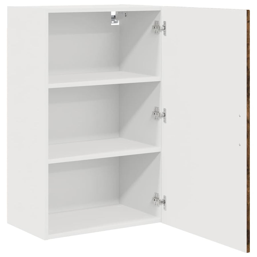 Keukenkast aan de muur met plank Gerookt eiken 50 x 31 x 80 cm