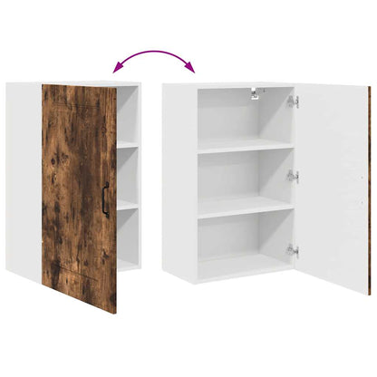 Keukenkast aan de muur met plank Gerookt eiken 50 x 31 x 80 cm