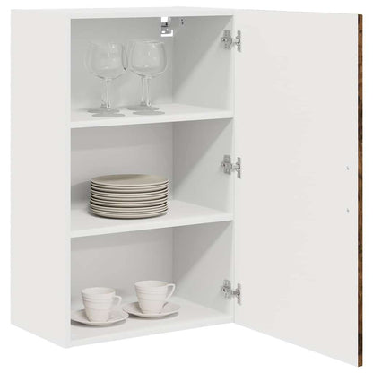 Keukenkast aan de muur met plank Gerookt eiken 50 x 31 x 80 cm