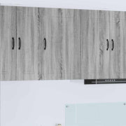 Keukenkast 50x31x80 cm grijs bewerkt hout
