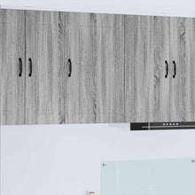 Keukenkast aan de muur met plank Grijs Sonoma 50 x 31 x 80 cm