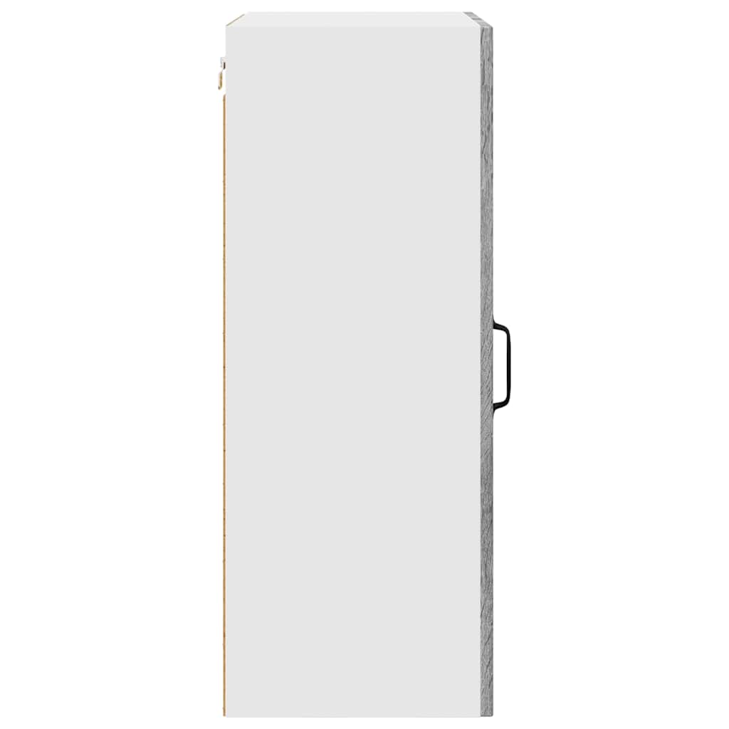 Keukenkast aan de muur met plank Grijs Sonoma 50 x 31 x 80 cm