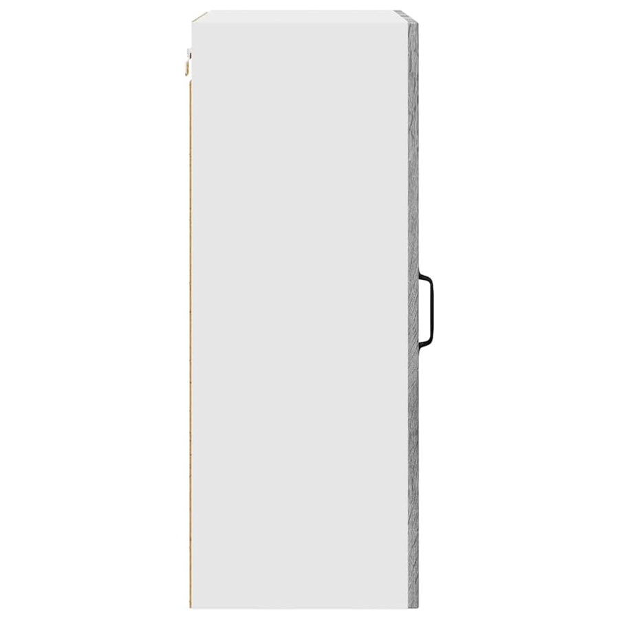 Keukenkast aan de muur met plank Grijs Sonoma 50 x 31 x 80 cm