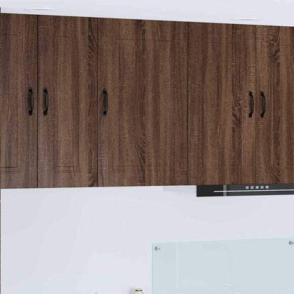 Keukenkast aan de muur Bruin Eiken 50 x 31 x 80 cm Bewerkt hout