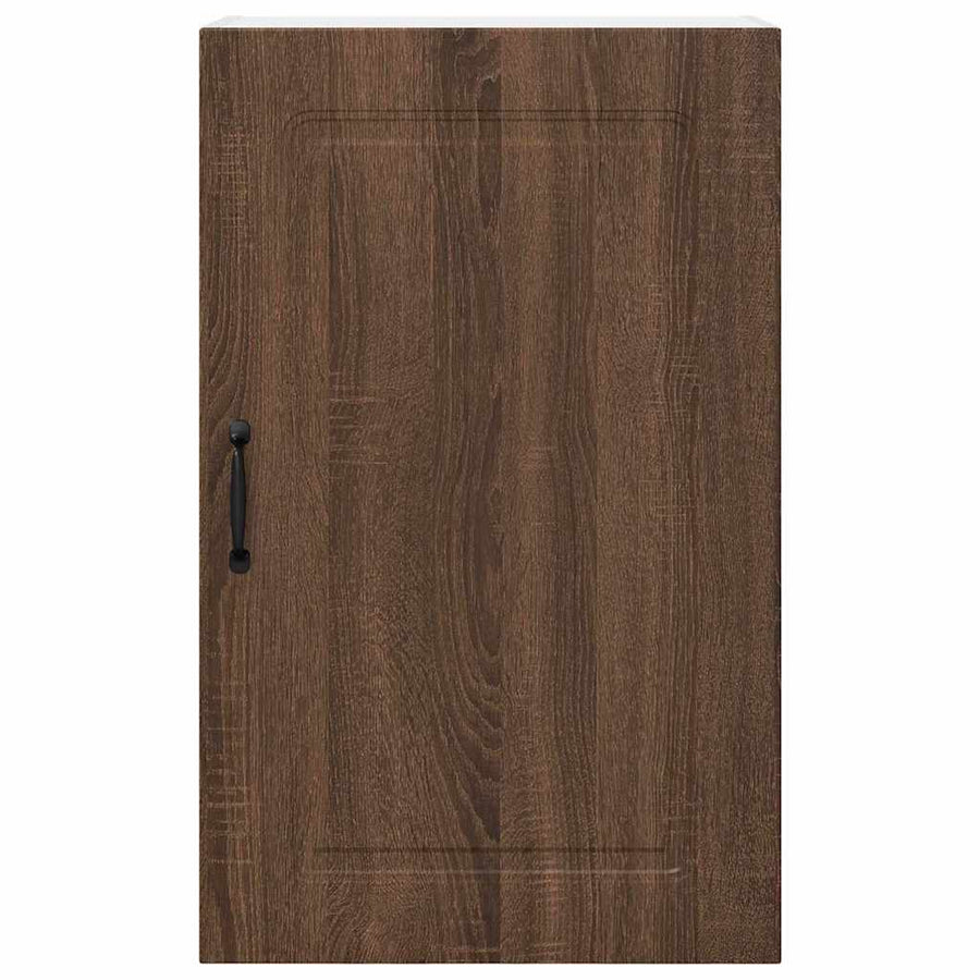 Keukenkast aan de muur Bruin Eiken 50 x 31 x 80 cm Bewerkt hout