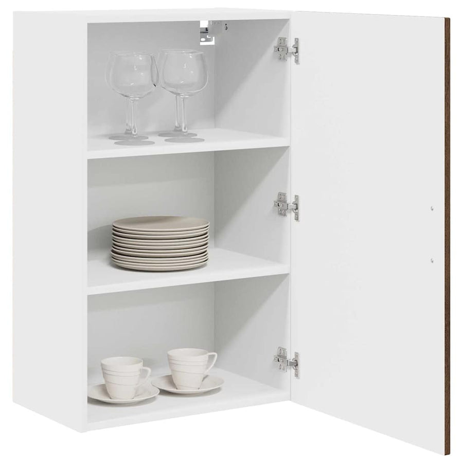 Keukenkast aan de muur Bruin Eiken 50 x 31 x 80 cm Bewerkt hout