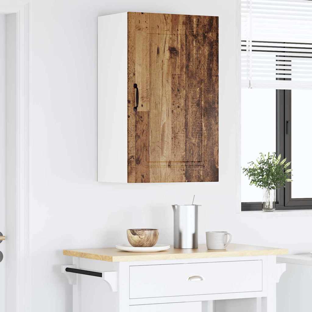 Keukenkast aan de muur Oud Hout 50 x 31 x 80 cm Bewerkt hout