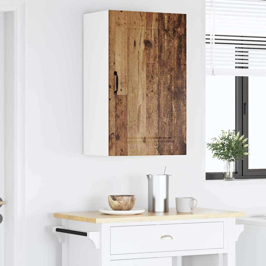 Keukenkast aan de muur Oud Hout 50 x 31 x 80 cm Bewerkt hout