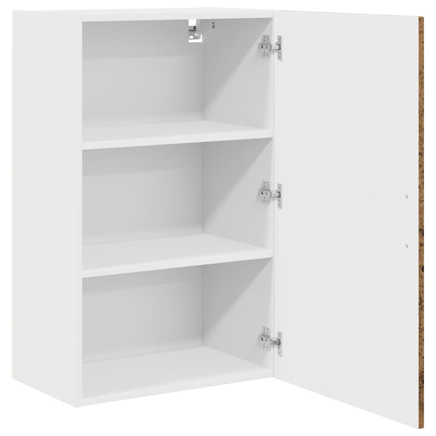 Keukenkast aan de muur Oud Hout 50 x 31 x 80 cm Bewerkt hout
