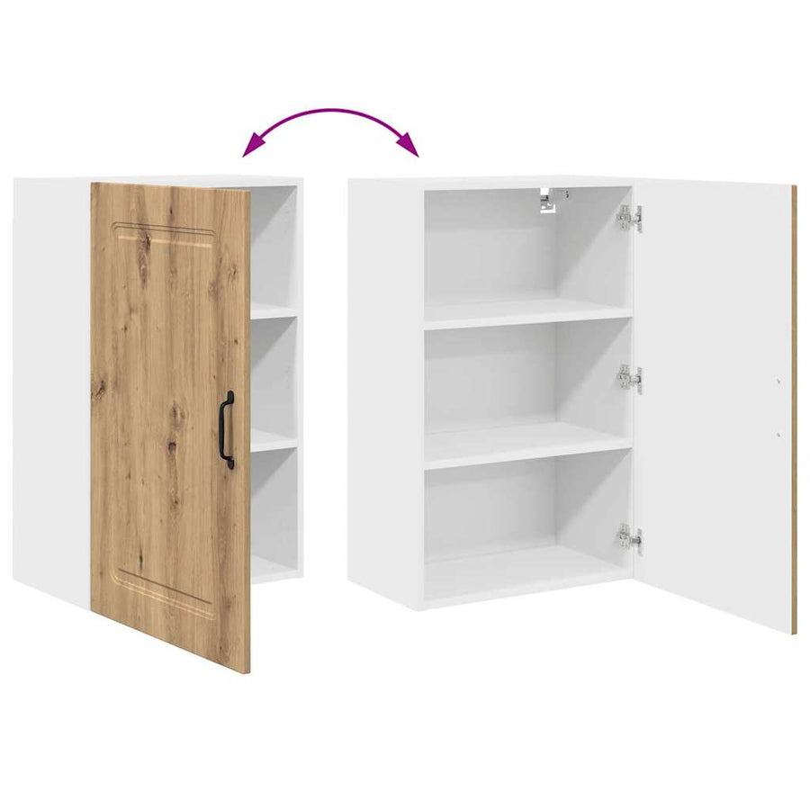 Keukenkast aan de muur met plank Artisan Eiken 50 x 31 x 80 cm