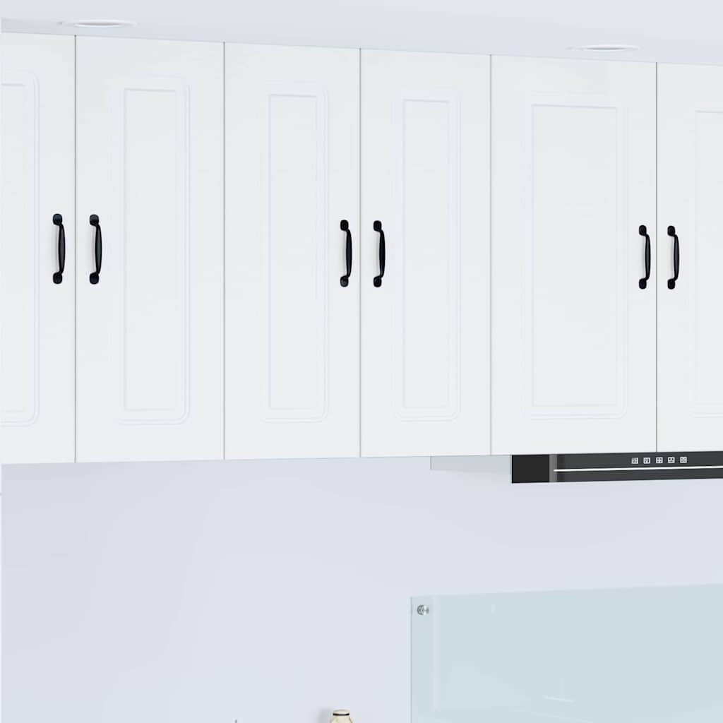 Keukenkast aan de muur Wit 60 x 31 x 80 cm Bewerkt hout