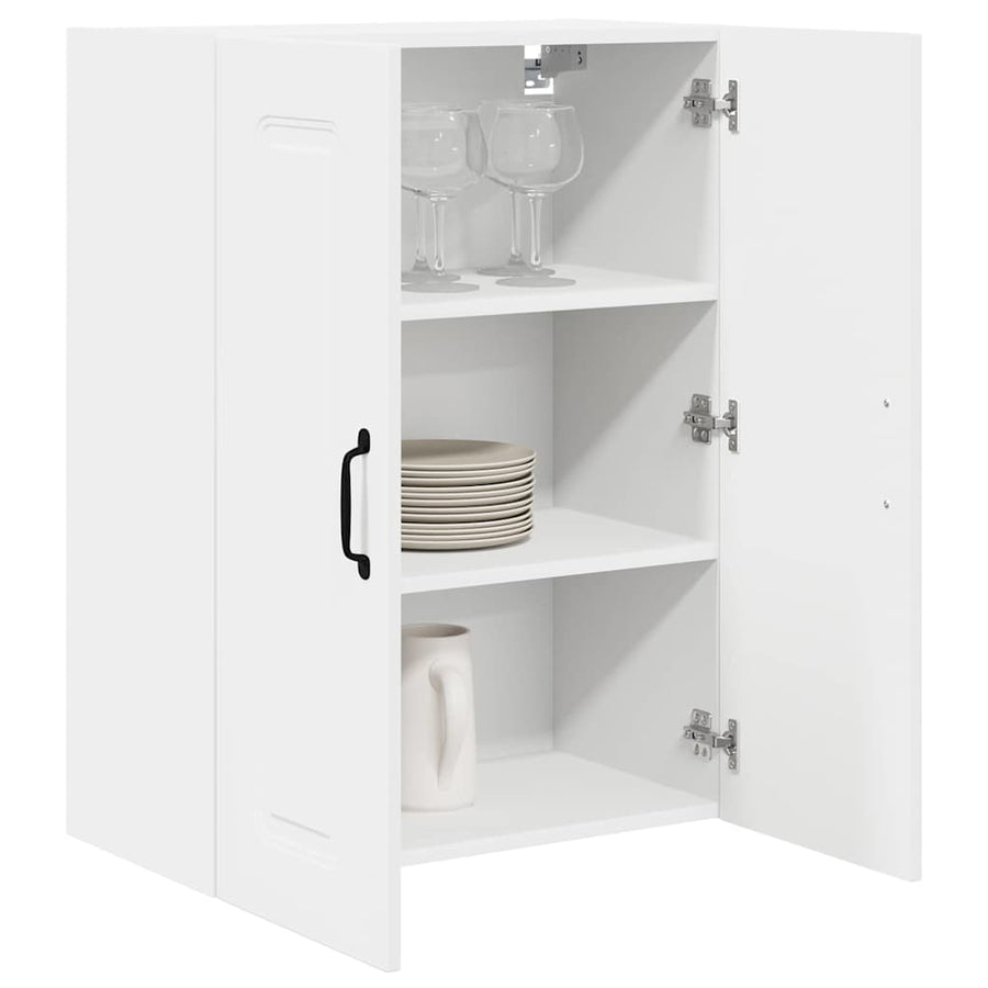 Keukenkast aan de muur Wit 60 x 31 x 80 cm Bewerkt hout