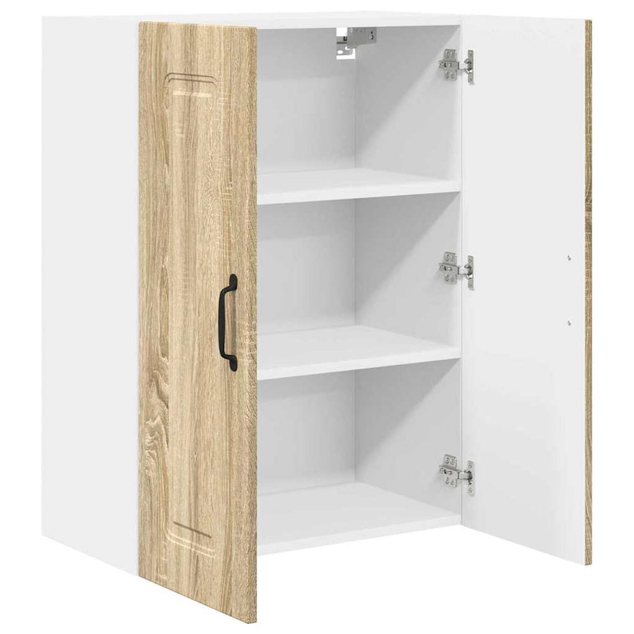 Keukenkast aan de muur met plank Sonoma Eiken 60 x 31 x 80 cm