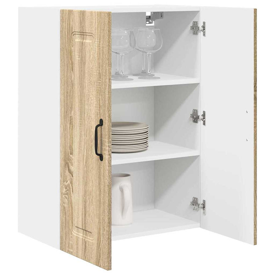 Keukenkast aan de muur met plank Sonoma Eiken 60 x 31 x 80 cm