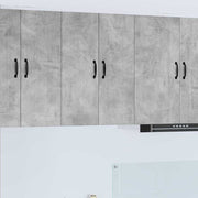 Keukenkast 60x31x80 cm beton grijs bewerkt hout