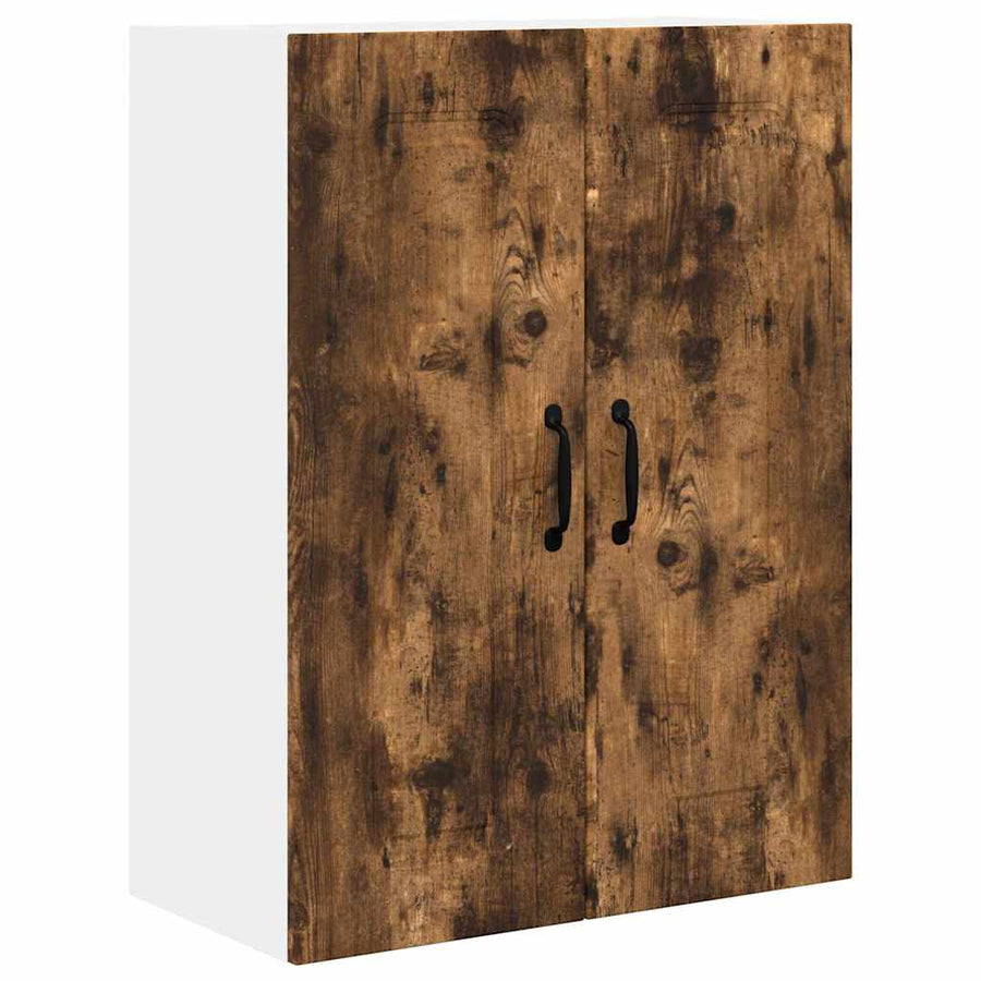 Keukenkast aan de muur met plank Gerookt eiken 60 x 31 x 80 cm