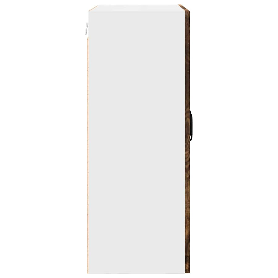 Keukenkast aan de muur met plank Gerookt eiken 60 x 31 x 80 cm