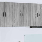 Keukenkast 60x31x80 cm grijs Sonoma bewerkt hout