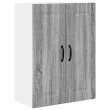 Keukenkast aan de muur met plank Grijs Sonoma 60 x 31 x 80 cm