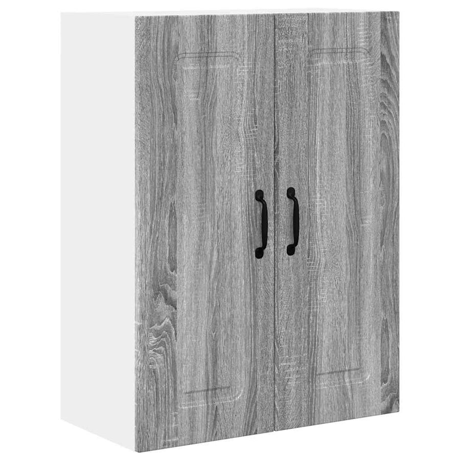 Keukenkast aan de muur met plank Grijs Sonoma 60 x 31 x 80 cm