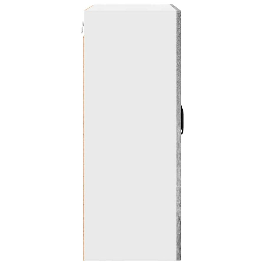 Keukenkast aan de muur met plank Grijs Sonoma 60 x 31 x 80 cm