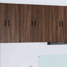 Keukenkast 60x31x80 cm bruin eiken bewerkt hout