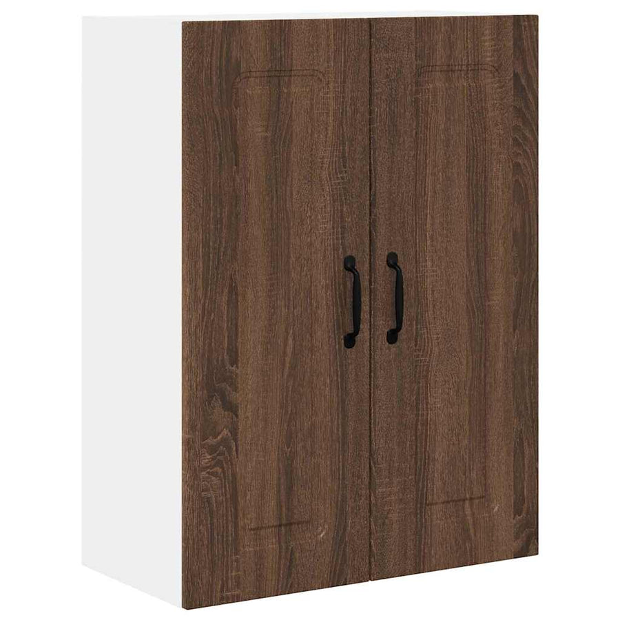 Keukenkast aan de muur Bruin Eiken 60 x 31 x 80 cm Bewerkt hout